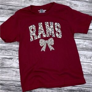Youth Burgundy RAMS Graphic Tee